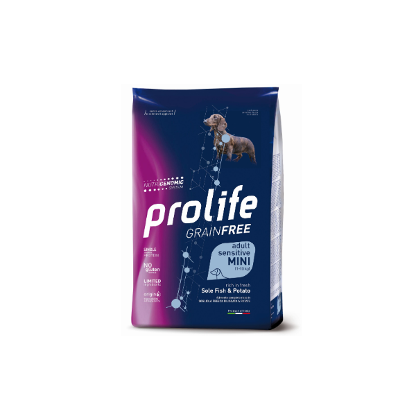 Prolife Grain Free Adult Sensitive Mini Sole Fish & Potato  2 kg