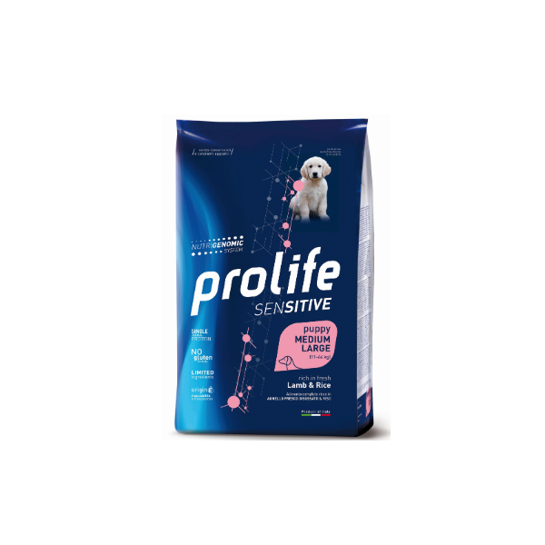 Prolife Sensitive Puppy Medium Large Lamb & Rice 2,5 kg
