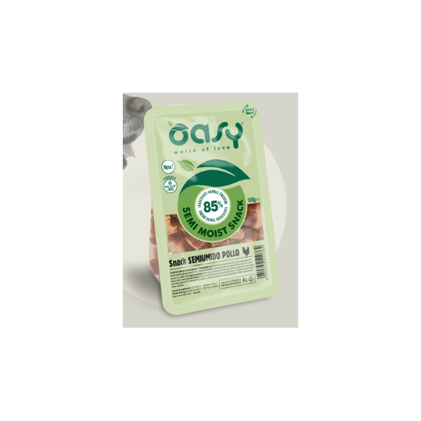 Snack Oasy Dog  Naturale Semi umido Pollo 100 gr