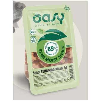 Snack Oasy Dog  Naturale Semi umido Pollo 100 gr