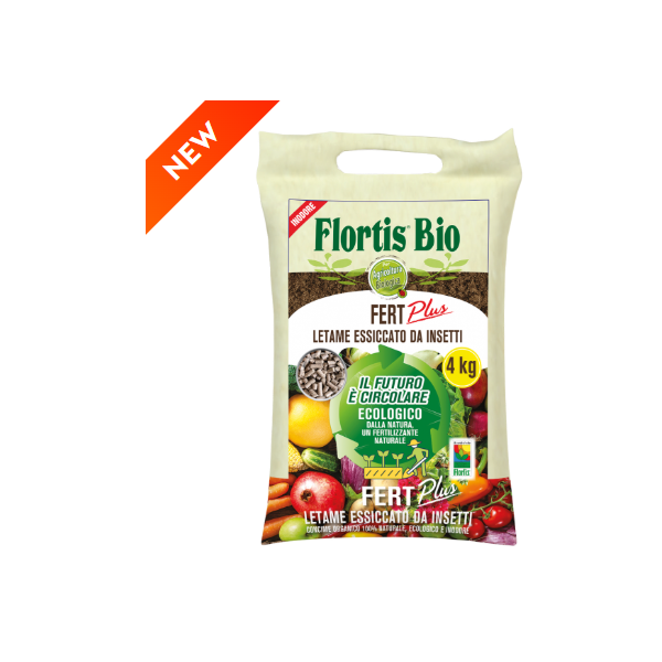 Flortis Fert Plus - Letame Essicato Da Insetti 4 kg