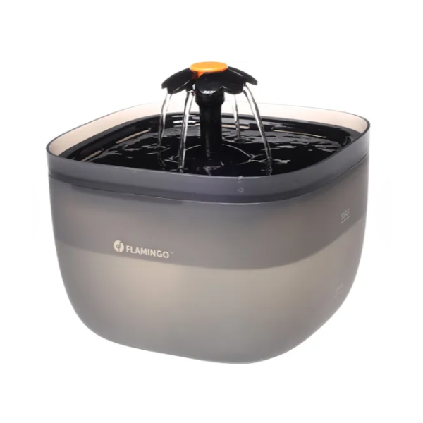 Flamingo Fontanella Flowie Quadrato Nero 2 litri