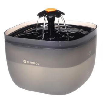 Flamingo Fontanella Flowie Quadrato Nero 2 litri