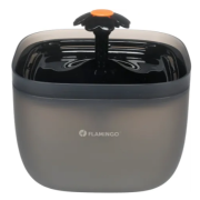 Flamingo Fontanella Flowie Quadrato Nero 2 litri