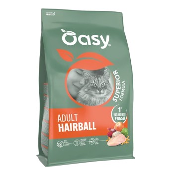 Oasy Superior Formula Adult Hairball Pollo  300 gr