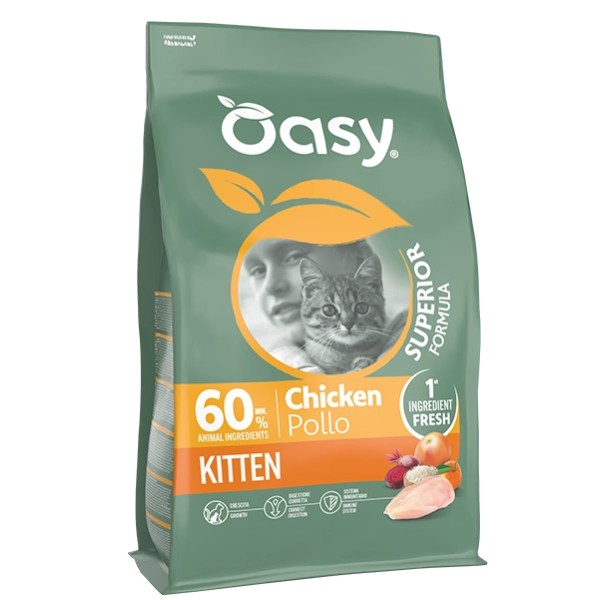 Oasy Superior Formula Kitten Pollo 300 gr