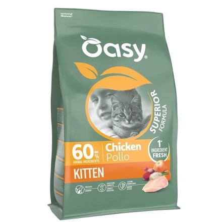 Oasy Superior Formula Kitten Pollo 300 gr
