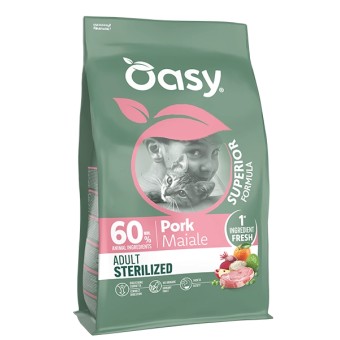 Oasy Superior Formula Adult Sterilized Maiale 300 gr