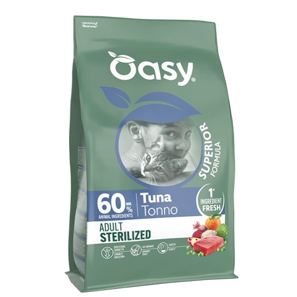 Oasy Superior Formula Adult Sterilized Tonno  300 gr