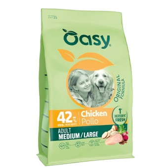 Oasy Adult Medium Pollo 3Kg I Agrigarden San Marino