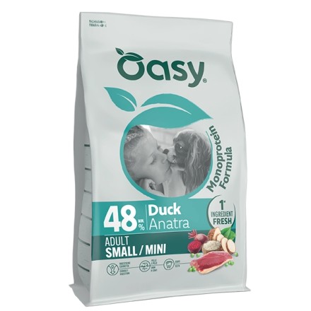 MONOPROTEIN FORMULA • Oasy Adult Small/Mini Anatra 2Kg