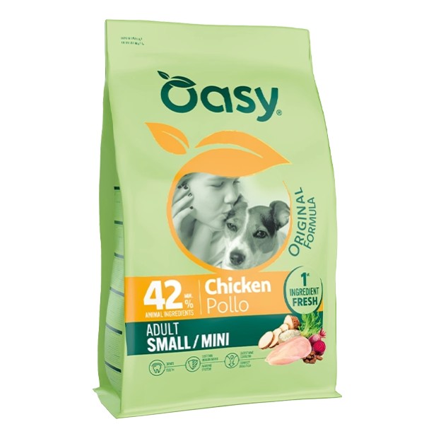 ORIGINAL FORMULA • Oasy Adult Small/Mini Pollo 800g
