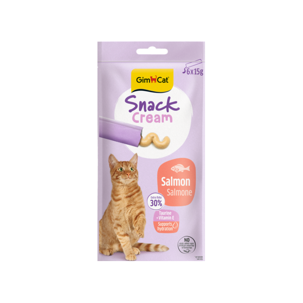 Gimcat Snack Cream Salmone 6x15 gr
