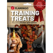 Flamingo Snack da addestramento Mini Ossa con pollo e salmone  100 gr