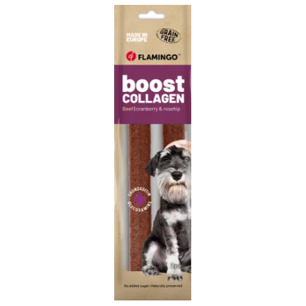 Flamingo Snack Boost Salsiccia con Manzo e Collagene 200 gr