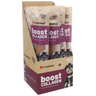 Flamingo Snack Boost Salsiccia con Pollo e Collagene 200 gr