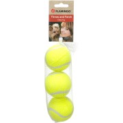 Flamingo Giocattolo Smash Palline da tennis Giallo 6 cm 3 pz