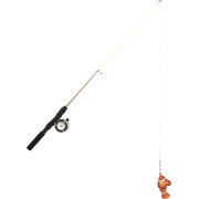 Flamingo Giocattolo Rodney Canna da pesca con pesce Arancio