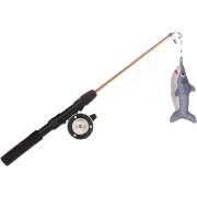 Flamingo Giocattolo Rodney  Canna da pesca con squalo grigio