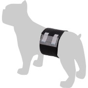 Pannolini neri per Cani Maschi Dipy 12 pz taglia s