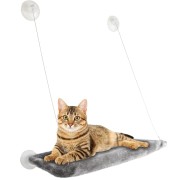 Flamingo Amaca da Finestra Chill Rettangolare di colore grigio 55x32