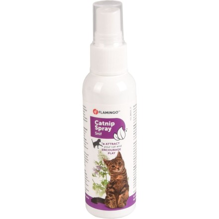 Flamingo Attrattivo Snif Catnip Erba Gatta Trasparente Spray 60 ml