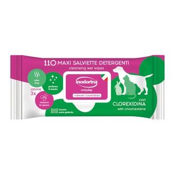 Inodorina Salviette Detergenti Every Day alla Clorexidina  40 pezzi