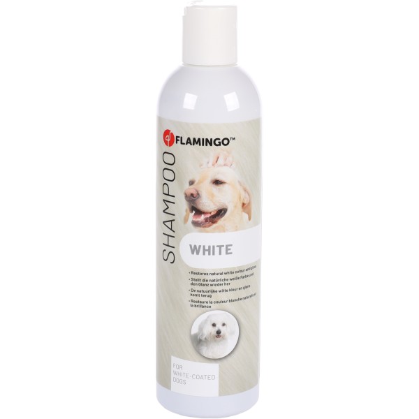 Flamingo Shampoo per Cani con Pelo Bianco 300 ml