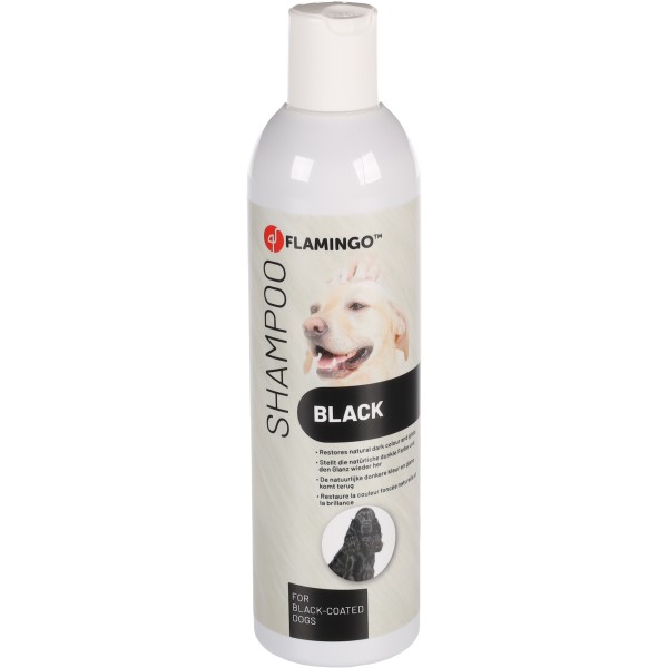 Flamingo Shampoo per cani con Pelo Nero 300 ml