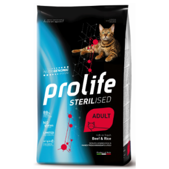 Prolife Cat Adult Sterilised Manzo e Riso 1.5 kg