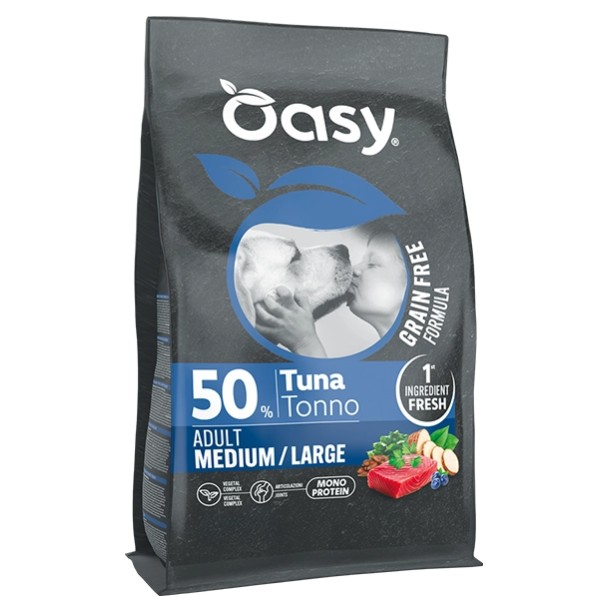 Oasy Dog Adult Grain Free Medium Large Tonno 2 kg