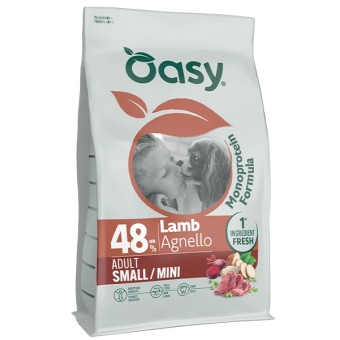 Oasy Dog Adult Small Mini Formula Monoprotein Agnello 800 gr