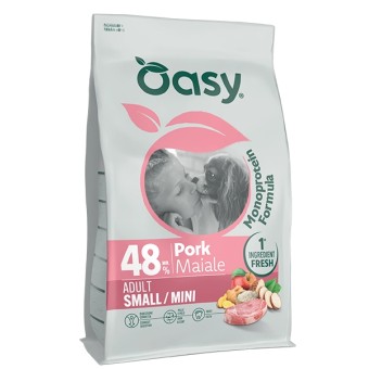 Oasy Dog Adult Monoprotein Small Mini Maiale 800 gr