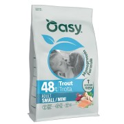 Oasy Dog Adult Formula Monoprotein Small Mini Trota 800 gr