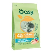Oasy Dog Puppy Junior Medium Large Formula Original Pollo 2 kg