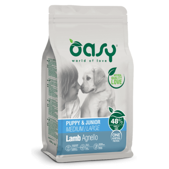 Oasy Dog Puppy Junior Formula Monoprotein Medium Large Agnello 10 kg