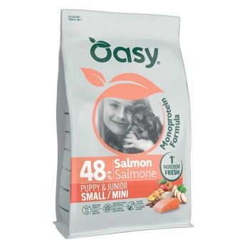Oasy Dog Puppy Junior Formula Monoprotein Small Mini Salmone 2 kg
