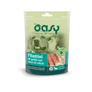 Oasy Snack Filettini di Pollo con Ossi al Calcio 80 gr