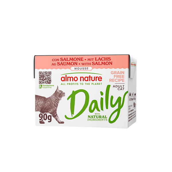 Almo Nature Cat Daily in Tetrapack al Salmone 90 gr