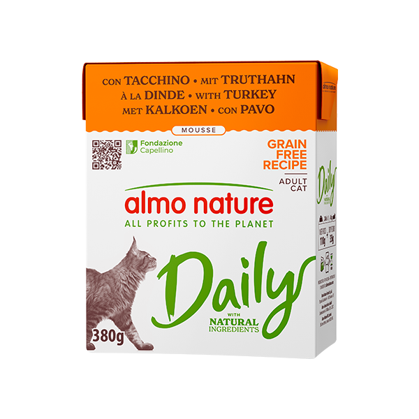 Almo Nature Cat Daily in Tetrapack al Tacchino 380 gr