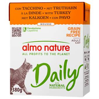 Almo Nature Cat Daily in Tetrapack al Tacchino 380 gr