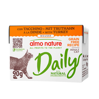 Almo Nature Cat Daily Tetrapack al Tacchino  90 gr