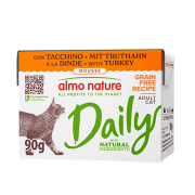 Almo Nature Cat Daily Tetrapack al Tacchino  90 gr