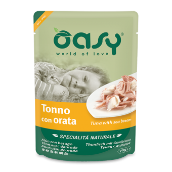 Buste Oasy Gatto Tonno con Orata 70g