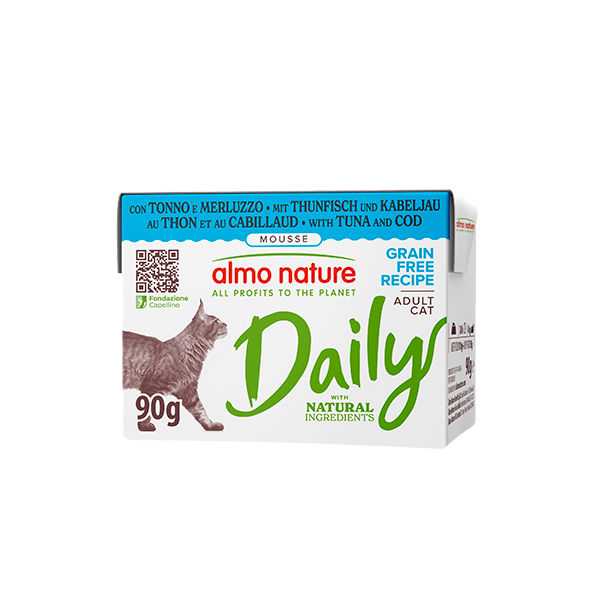 Almo Nature Cat Tetrapack al Tonno e Merluzzo 90 gr