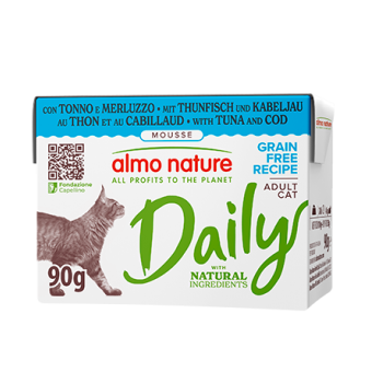 Almo Nature Cat Tetrapack al Tonno e Merluzzo 90 gr