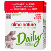 Almo Nature Dog in Tetrapack al Manzo 380 gr