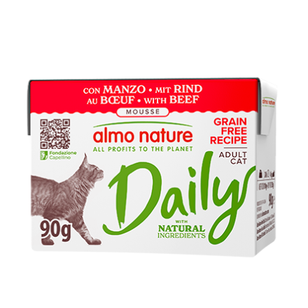 Almo Nature Cat in Tetrapack al Manzo 90 gr