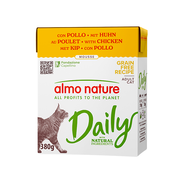 Almo Nature Cat in Tetrapack al Pollo 380 gr