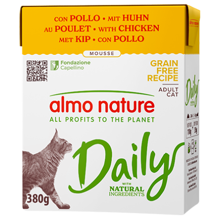 Almo Nature Cat in Tetrapack al Pollo 380 gr